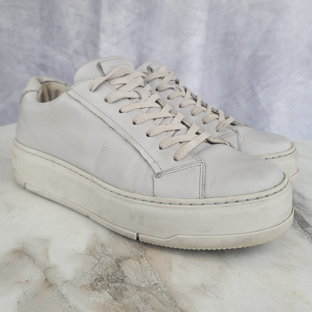 VAGABOND Judy Chunky Leather Platform Sneakers Women's 40 Gray